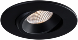 Black LUNA 4 Inch Regressed Gimbal Downlight, 90 CRI, 12W, 850 Lumens
