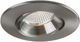 Brushed Nickel 4 Inch Regressed Gimbal LED Downlight, 90 CRI, 12W