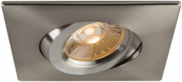 Brushed Nickel 4 Inch Square Gimbal Downlight, 12W, 90 CRI, DTW CCT