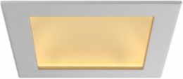 White SlimLED 6 Inch Square Downlight, 90 CRI, DTW CCT, IC Rated