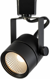 Black Sora Track Fixture, 8 Watt LED, 90 CRI, 2700 K, 38° Beam Angle