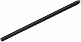 Black Track Suspension Rod 12 Inch x 3/8 Inch with Canopy and Mounting Hardware
