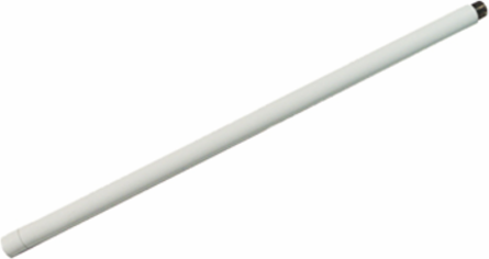 White Track Suspension Rod 30 Inch x 3/8 Inch, Includes Canopy & Brackets