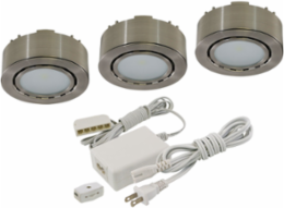 3 LED PUCK LIGHT KIT 12V, 2W