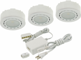 3 LED PUCK LIGHT KIT 12V, 2W
