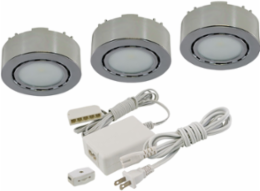 3 LED PUCK LIGHT KIT 12V, 2W