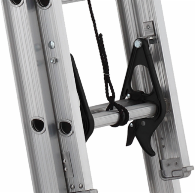 20 Foot Aluminum Extension Ladder, Type IAA, 375 lb Capacity