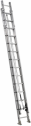 28-Foot Aluminum Extension Ladder, Type IAA, 375 lb Capacity, 28 Steps