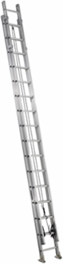 32-Foot Aluminum Extension Ladder, Type IAA, 375 lb Load Capacity