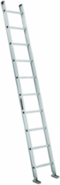 10 Foot Aluminum Single Extension Ladder, Type IA, 300 lbs Load Capacity