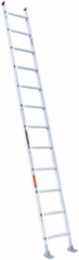 12 Foot Aluminum Single Extension Ladder, Type IA, 300 lb Capacity