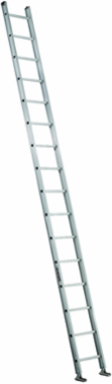 16 Foot Aluminum Extension Ladder, Type IA, 300 lb Load Capacity