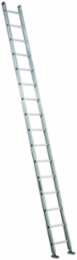 16 Foot Aluminum Extension Ladder, Type IA, 300 lb Load Capacity