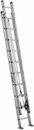 20-Foot Aluminum Extension Ladder, Type IA, 300 lb Load Capacity