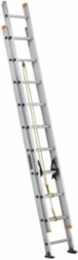 20 Foot Aluminum Extension Ladder, Type I, 250 lb Load Capacity