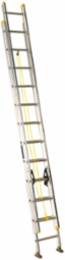 24 Foot Aluminum Extension Ladder, Type I, 250 lb Capacity, D-rung