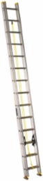 28 Foot Aluminum Extension Ladder, Type I, 250 lb Load Capacity