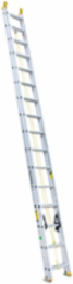 32 Foot Aluminum Extension Ladder, Type I, 250 lbs Load Capacity