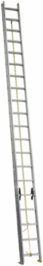 40 Foot Aluminum Extension Ladder, Type I, 250 lb Load Capacity, D-Rung