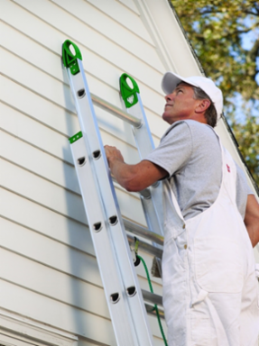 16-Foot Aluminum Extension Ladder, Type II, 225 lb Load Capacity