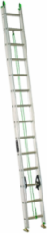 28-Foot Aluminum Extension Ladder, Type II, 225 lb Load Capacity