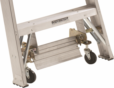 8-Foot Aluminum Platform Ladder, Type IA, 300 lb Load Capacity