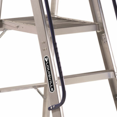 8-Foot Aluminum Platform Ladder, Type IA, 300 lb Load Capacity