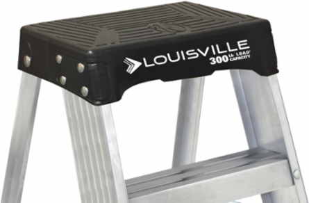2-Foot Aluminum Step Stool, Type IA, 300 lb Load Capacity
