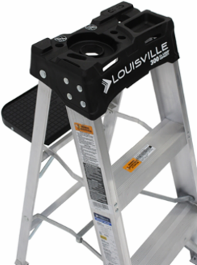 8 Foot Aluminum Step Ladder Type IA 300 lb Load Capacity