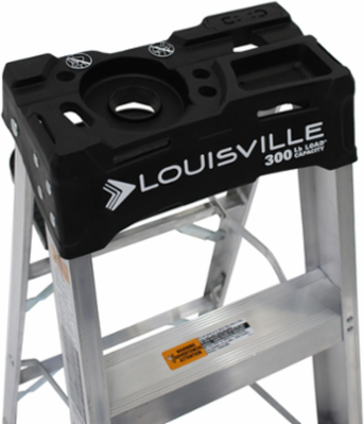 8 Foot Aluminum Step Ladder Type IA 300 lb Load Capacity