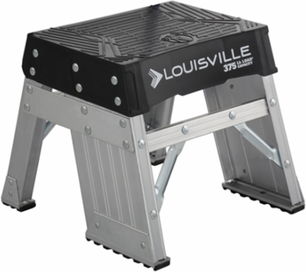 1-Foot Aluminum Step Stool, 375 lbs Load Capacity, Type IAA