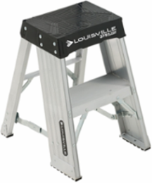 2 Foot Aluminum Step Stool, Type IAA, 375 lb Load Capacity
