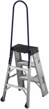 3-Foot Aluminum Step Stool, Type IAA, 375 lb Load Capacity
