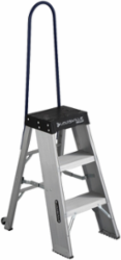 3-Foot Aluminum Step Stool, Type IAA, 375 lb Load Capacity