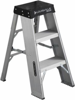 3 Foot Aluminum Step Stool, Type IAA, 375 Pound Load Capacity
