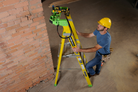 2 Foot Fiberglass Leaning Step Ladder, 375 lbs Load Capacity, Type IAA Duty Rating