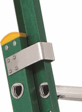 24 Foot Fiberglass Extension Ladder, Type II, 225 lb Load Capacity