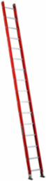 16 Foot Fiberglass Straight Ladder, Type IA, 300 lbs Load Capacity