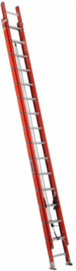 32 Foot Fiberglass Extension Ladder, Type IA, 300 lbs Load Capacity