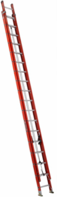 36-Foot Fiberglass Extension Ladder, Type IA, 300 lbs Load Capacity