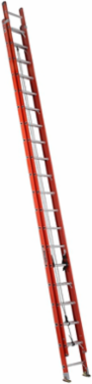 40 Foot Fiberglass Extension Ladder, Type IA, 300 lb Load Capacity