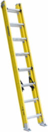 16 Foot Fiberglass Extension Ladder, Type IAA, 375 lb Load Capacity