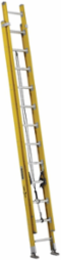 24 Foot Fiberglass Extension Ladder, Type IAA, 375 lb Load Capacity