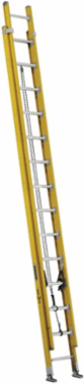 28-Foot Fiberglass Extension Ladder, Type IAA, 375 lbs Load Capacity