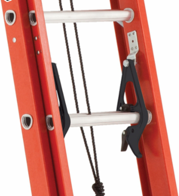 16-Foot Fiberglass Extension Ladder, Type IA, 300 lb Capacity