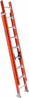 16-Foot Fiberglass Extension Ladder, Type IA, 300 lb Capacity