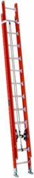 24 Foot Fiberglass Extension Ladder, Type IA, 300 lb Load Capacity