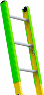 10 Foot Fiberglass Manhole Ladder, Type IAA, 375 lb Load Capacity