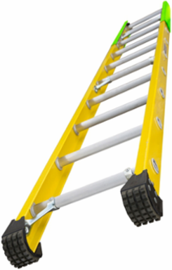 12 Foot Fiberglass Manhole Ladder, Type IAA, 375 lb Load Capacity