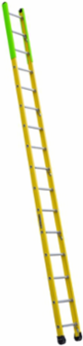 16 Foot Fiberglass Manhole Ladder, Type IAA, 375 lb Capacity